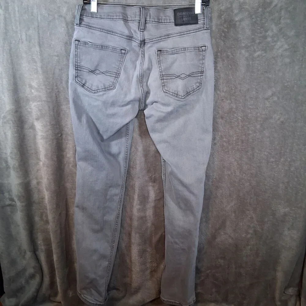 Denizen Levis 216 Jeans Mens 30x32 Slim Fit Kendrick Gray Stretch Denim Casual